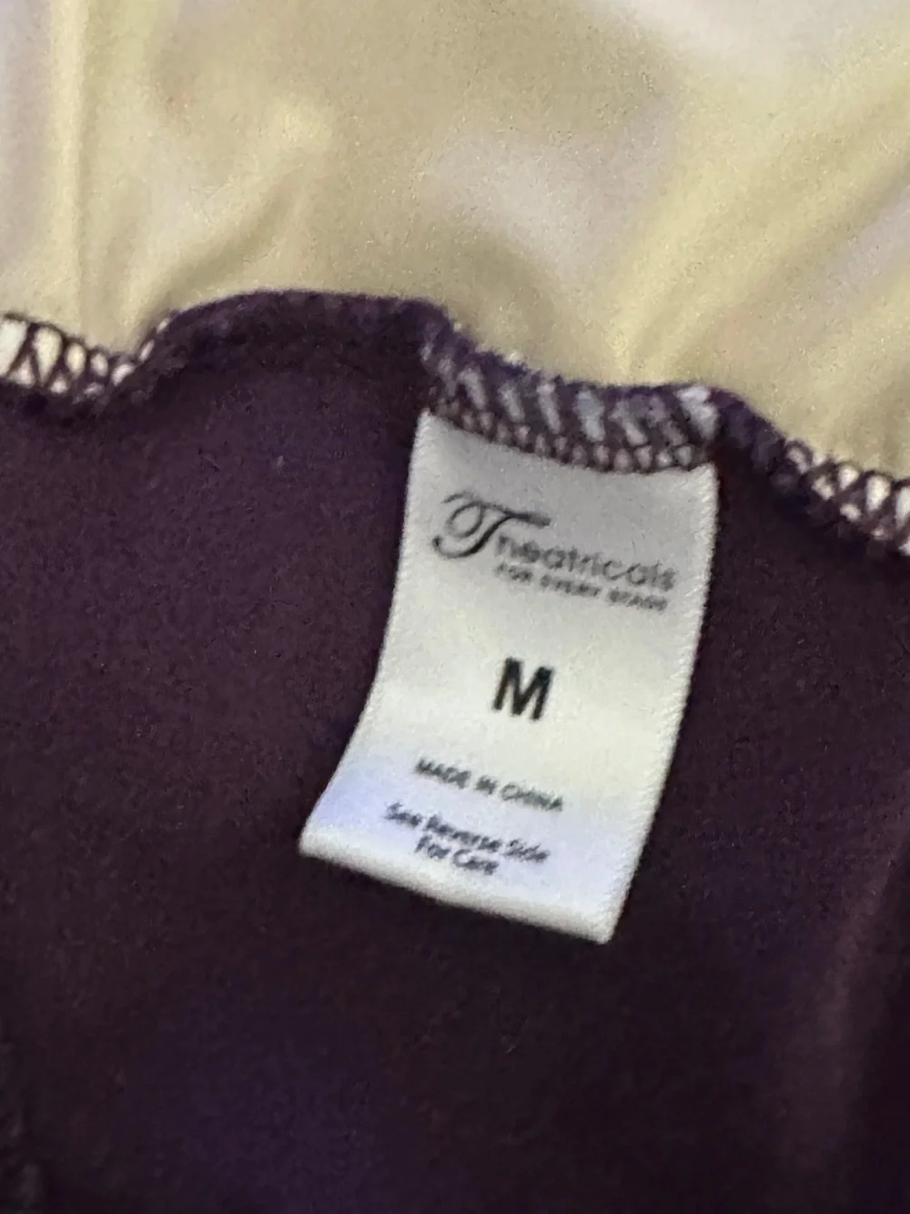 Theatricals Cinched Front Wide Strap Maroon Ballet Leotard